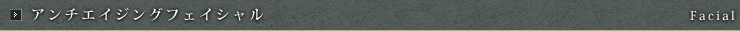 アンチエイジングフェイシャル