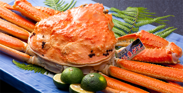 冬の味覚「蟹(かに)」を心ゆくまでご堪能ください