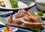 【冬の味覚】旬のカニをあったかお鍋で!活ずわい蟹鍋懐石