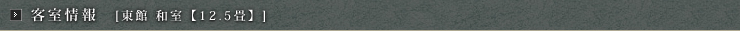 客室情報【東館 12.5畳和室】